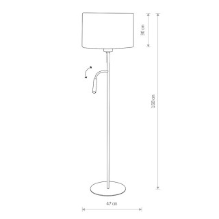 Торшер Nowodvorski Hotel Plus 9072-foto2