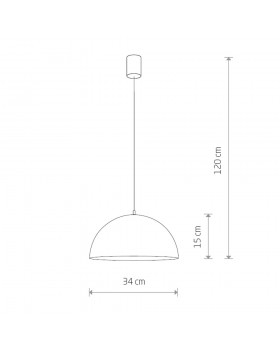 Подвесной светильник Nowodvorski Hemisphere Rust S 6367-foto2