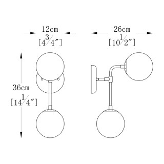 Бра Zumaline RIANO W0454-02A-SDAA-foto2
