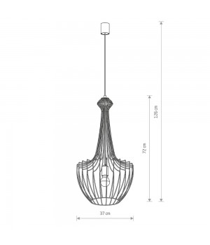 Подвесная люстра Nowodvorski Luksor S 8851-foto3