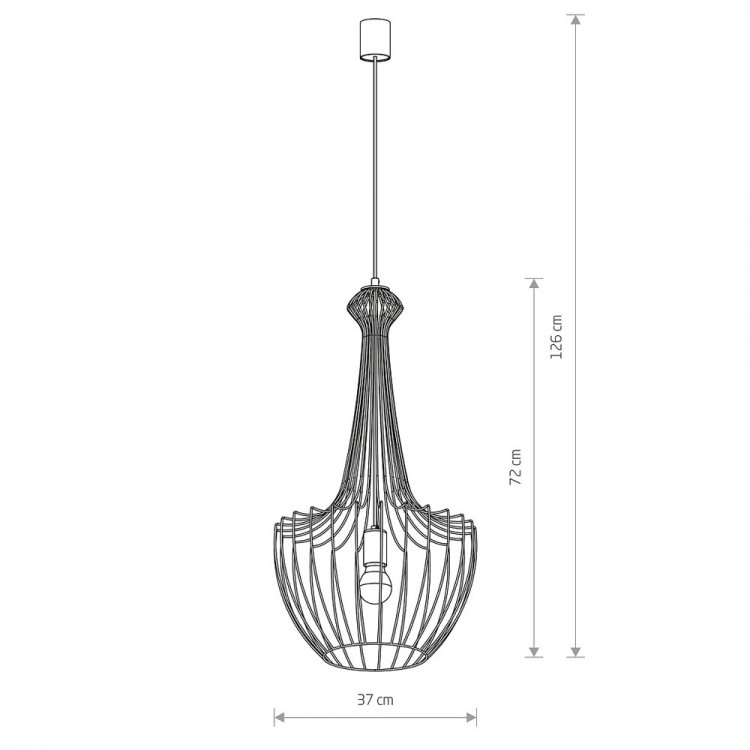 Подвесная люстра Nowodvorski Luksor S 8853