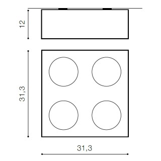 Накладной светильник Azzardo Paulo 4 12V AZ1798-foto2