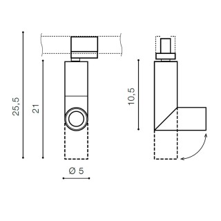 Трековый светильник Azzardo Santos track AZ2925-foto2