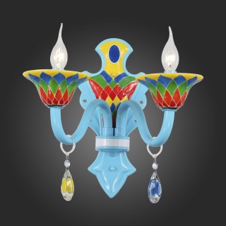 SL674.781.02 Бра ST-Luce Разноцветный/Разноцветный E14 2*40W ORNATO-foto7