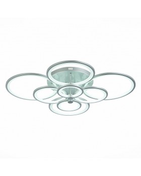 SLE200392-08 Светильник потолочный Серебристый/Белый LED 1*256W 3000-6000K LETO-foto3