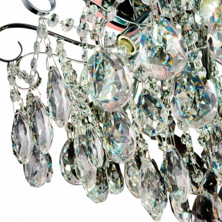 SLE160002-06 Светильник потолочный Хром/Прозрачный E14, LED 6+1*40/6(подсветка)W LITERO-foto17