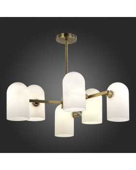 SLE1047-302-06 Люстра потолочная Бронза/Молочно-белый E14 6*40W NOBILIA-foto5