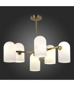 SLE1047-302-06 Люстра потолочная Бронза/Молочно-белый E14 6*40W NOBILIA-foto5