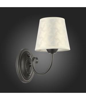 SLE120301-01 Светильник настенный Темно-серый/Бежевый E14 1*40W RIMENTO-foto6