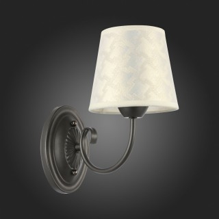 SLE120301-01 Светильник настенный Темно-серый/Бежевый E14 1*40W RIMENTO-foto6