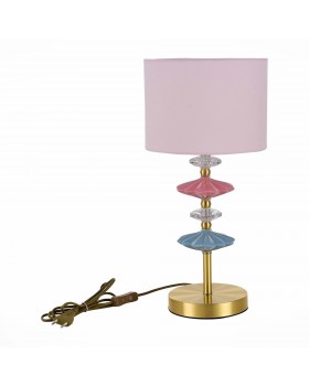 SLE1117-204-01 Настольная лампа Золотистый/Розовый E14 1*40W ATTIC-foto2