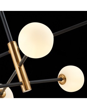 SLE220103-06 Светильник подвесной Черный, Бронза/Белый G9 6*5W ARCOLA-foto6