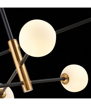 SLE220103-06 Светильник подвесной Черный, Бронза/Белый G9 6*5W ARCOLA-foto6