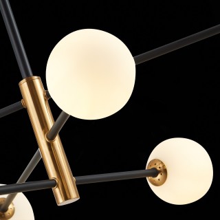 SLE220103-06 Светильник подвесной Черный, Бронза/Белый G9 6*5W ARCOLA-foto6