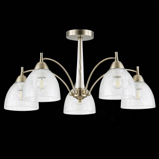 SLE104402-05 Люстра потолочная Бронза/Прозрачный E27 5*60W NUELE-foto5