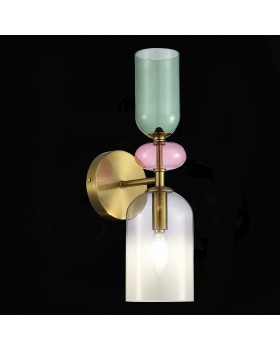 SL2000.201.01 Бра ST-Luce Золотистый/Дымчатый E14 1*40W GEA-foto3