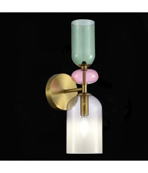 SL2000.201.01 Бра ST-Luce Золотистый/Дымчатый E14 1*40W GEA-foto3