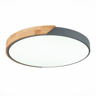 SLE200972-01 Светильник потолочный Серый, Светлое дерево/Белый LED 1*45W 3000K/4000K/6000K FESTA-foto11