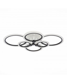 SLE500542-06 Светильник потолочный Белый, Черный/Белый LED 1*132W 3000-6000K CERINA-foto4