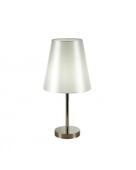 SLE105904-01 Прикроватная лампа Никель/Белый E14 1*40W BELLINO