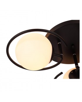 SL418.402.03 Люстра потолочная Черный/Белый E27 3*60W GALIO-foto2