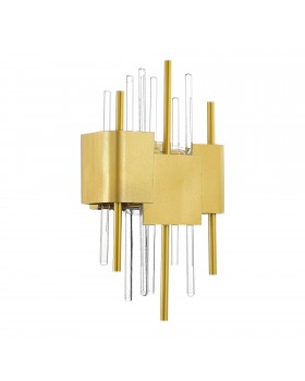 SL1633.201.02 Бра ST-Luce Матовое золото/Матовое золото,Прозрачный E14 2*40W OLVERA-foto2