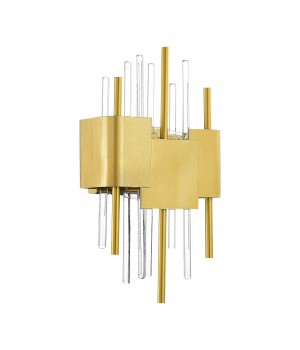 SL1633.201.02 Бра ST-Luce Матовое золото/Матовое золото,Прозрачный E14 2*40W OLVERA-foto2