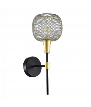 SLE1137-401-01 Бра Черный, Золотистый/Желтый E14 1*60W ELITIS-foto2