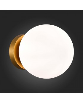 SL717.201.01 Светильник настенно-потолочный Золотистый/Белый E27 1*40W ACINI-foto4