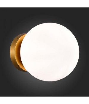 SL717.201.01 Светильник настенно-потолочный Золотистый/Белый E27 1*40W ACINI-foto4
