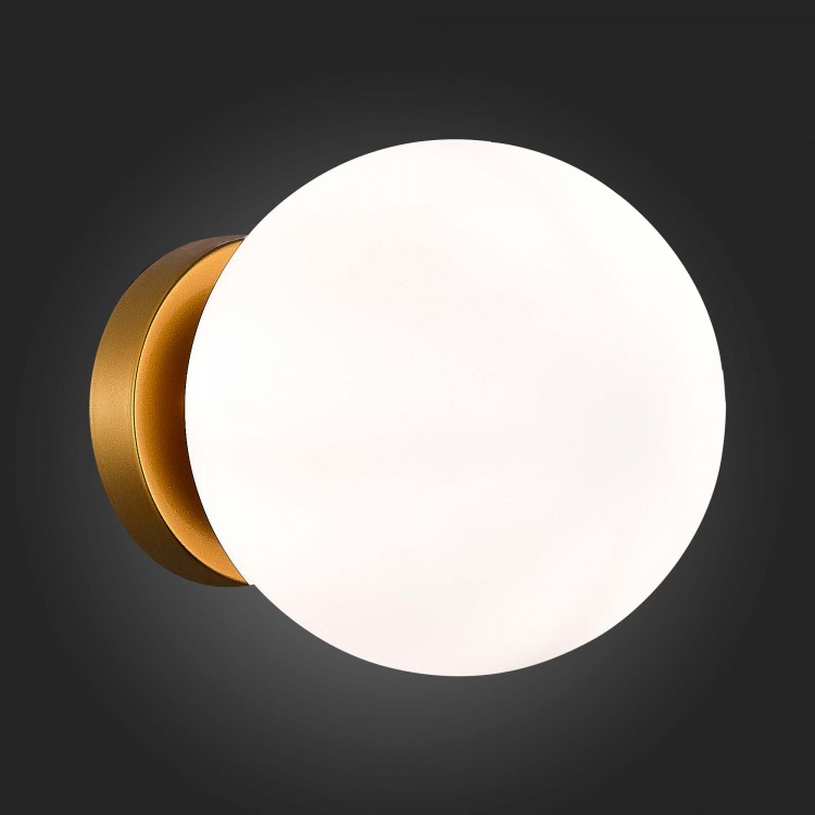 SL717.201.01 Светильник настенно-потолочный Золотистый/Белый E27 1*40W ACINI