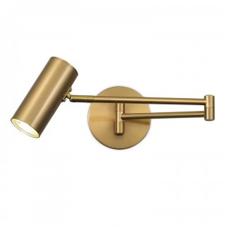 SLE201021-01 Светильник настенный Латунь/Латунь GU10 1*5W 4000K ZOOM-foto2