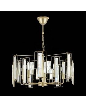 SLE103403-05 Люстра подвесная Шампань/Прозрачный E14 5*40W GIANO-foto9