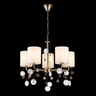 SLE107933-05 Люстра подвесная Бронза/Бежевый E14 5*40W SEVILLA-foto9