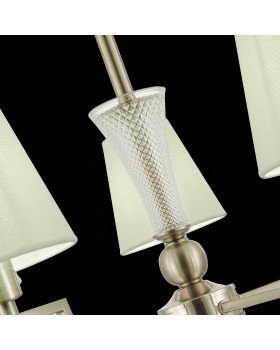 SLE105503-05 Люстра подвесная Никель/Белый E14 5*40W REIMO-foto7