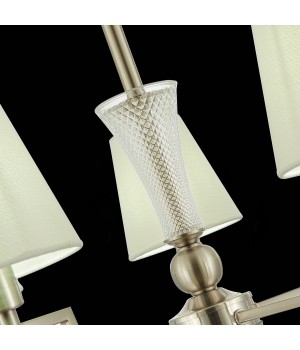 SLE105503-05 Люстра подвесная Никель/Белый E14 5*40W REIMO-foto7