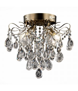 SLE160102-04 Светильник потолочный Бронза/Прозрачный E14 4*60W KAME-foto11