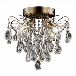 SLE160102-04 Светильник потолочный Бронза/Прозрачный E14 4*60W KAME-foto11