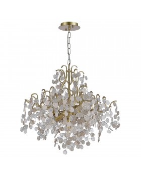 SL1650.303.08 Люстра подвесная ST-Luce Латунь/Прозрачный, Золотой E14 8*60W RAVELLO-foto2