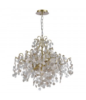 SL1650.303.08 Люстра подвесная ST-Luce Латунь/Прозрачный, Золотой E14 8*60W RAVELLO-foto2