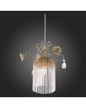 SL425.503.01 Подвес ST-Luce Белый/Прозрачный E14 1*40W PETRA-foto8