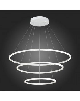 ST605.503.114 Cветильник подвесной  SMART ST-Luce Белый/Белый LED 1*114W 2800-6500K Подвесные светильники-foto3