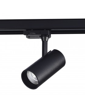 ST661.436.10 Св-к трек. Черный LED 1*10W 3000K 800Lm Ra>90 38° IP20 L130xW60xH195 165-265V Трехфазная трековая система-foto2