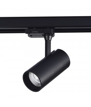 ST661.436.10 Св-к трек. Черный LED 1*10W 3000K 800Lm Ra>90 38° IP20 L130xW60xH195 165-265V Трехфазная трековая система-foto2