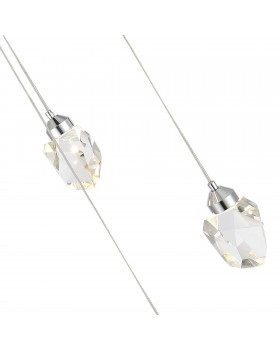 SL6114.103.06 Светильник подвесной ST-Luce Хром/Прозрачный LED 6*3W 3000K CASCATO-foto3