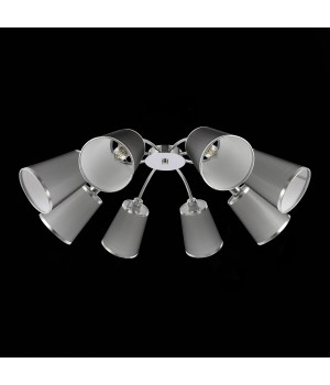 SLE103002-08 Люстра потолочная Хром/Черный E14 8*40W MALEONTE-foto8