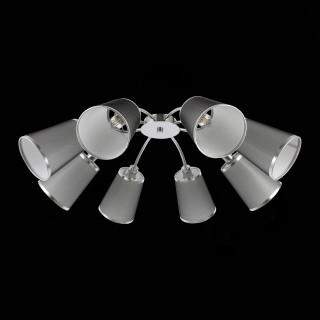 SLE103002-08 Люстра потолочная Хром/Черный E14 8*40W MALEONTE-foto8