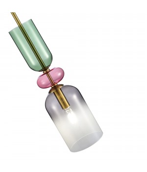 SL2000.203.01 Подвес ST-Luce Золотистый/Дымчатый E14 1*40W GEA-foto3