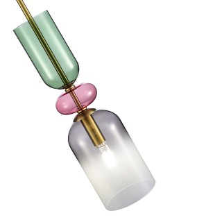 SL2000.203.01 Подвес ST-Luce Золотистый/Дымчатый E14 1*40W GEA-foto3