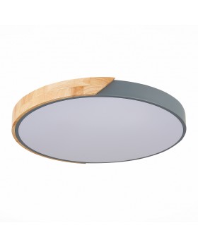 SLE200972-01 Светильник потолочный Серый, Светлое дерево/Белый LED 1*45W 3000K/4000K/6000K FESTA-foto10